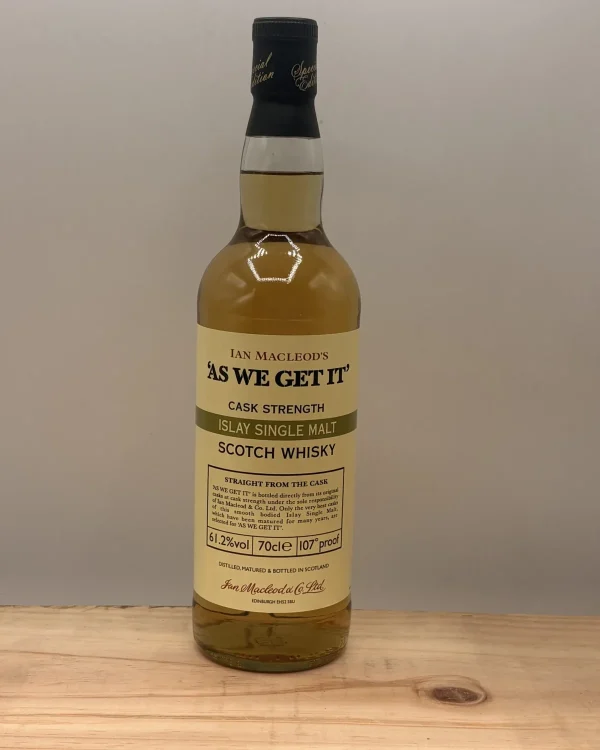 Bouteille As We Get It - Cask Strength Islay