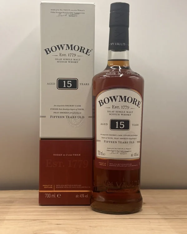 Bouteille Bowmore - Islay - Single Malt - 15 ans