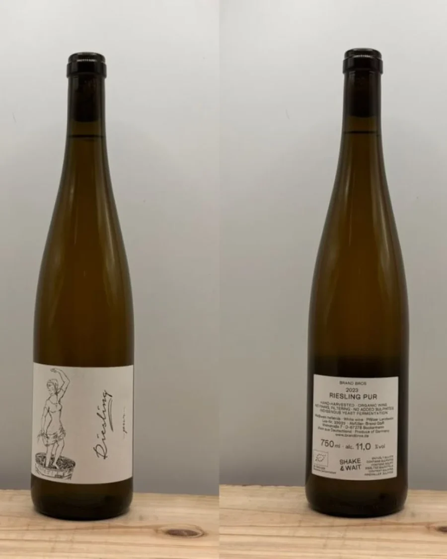 Bouteille Brand Bros - Pfalz (Allemagne) - Riesling Pur - 2023