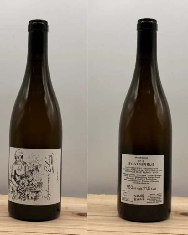 Bouteille Brand Bros - Pfalz (Allemagne) - Sylvaner Elis - 2019