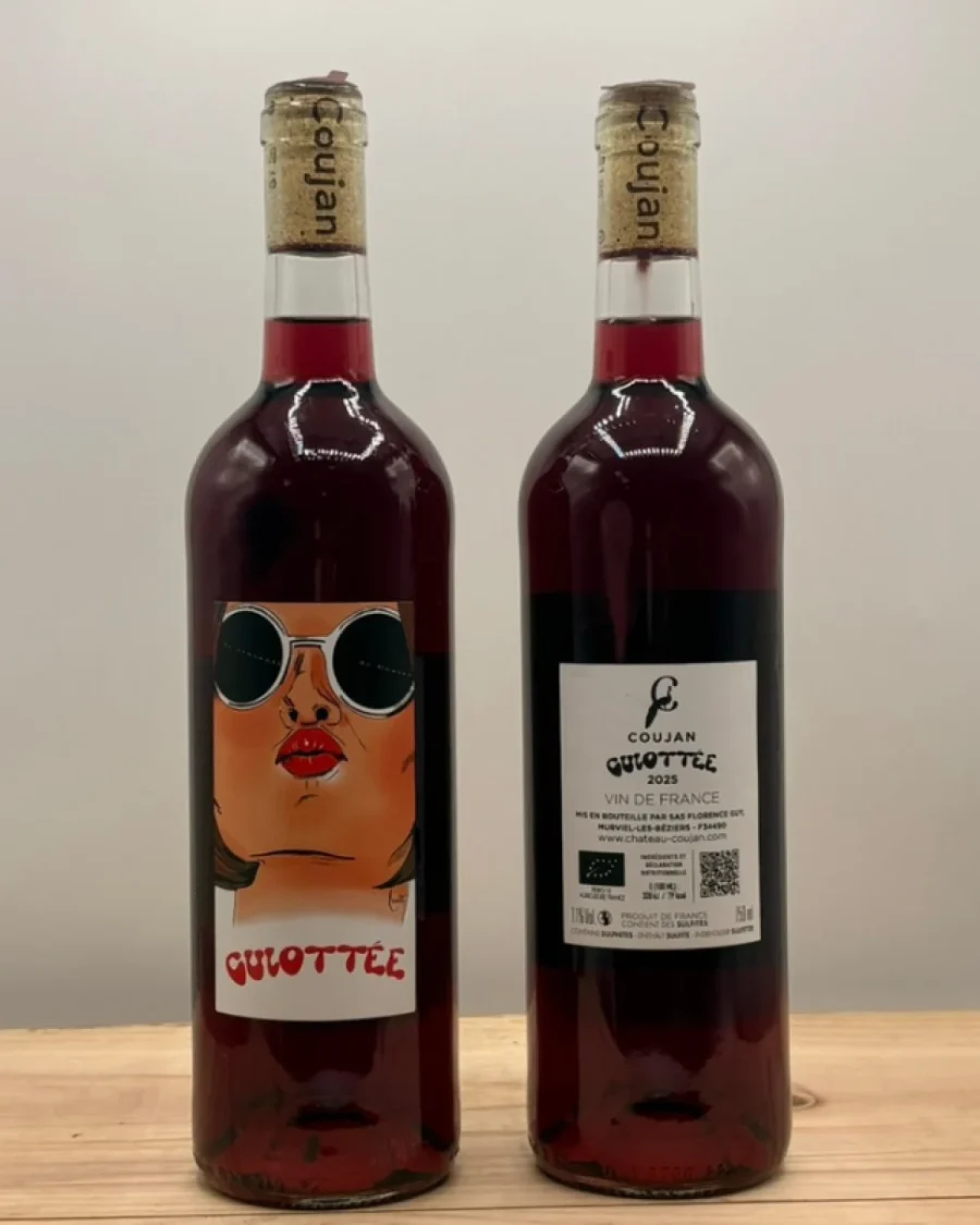Bouteille Château Coujan - Vin de France - Culottée - rouge - 2025 - bio