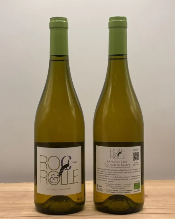 Bouteille Château Coujan - IGP Coteaux de Murviel - Roc & Rolle blanc - 2025 - bio