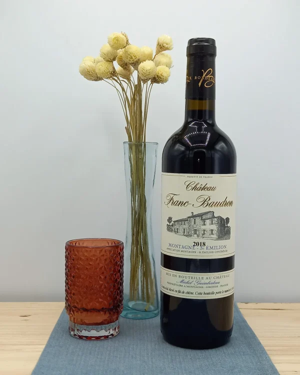Bouteille Château Franc Baudron - AOC Montagne Saint Emilion - Cuvée "Château Franc Baudron"