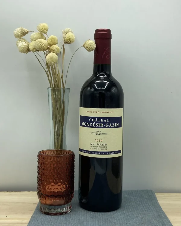 Bouteille Château Mondésir-Gazin - AOP Blaye Côtes de Bordeaux