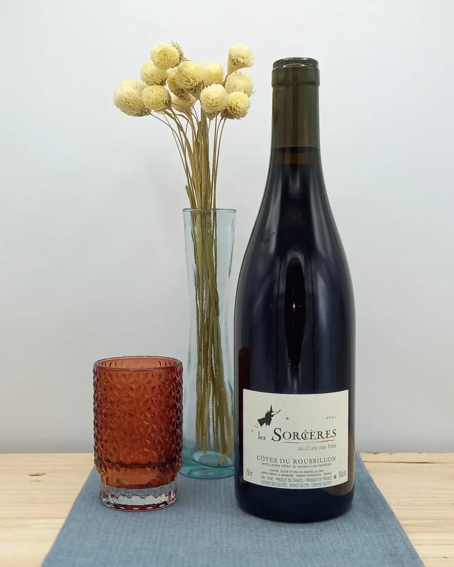 Bouteille Clos des Fées - AOP Côtes du Roussillon - Les Sorcières - Rouge