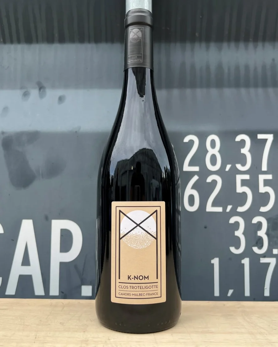 Bouteille Clos Troteligotte - AOP Cahors - K-Nom