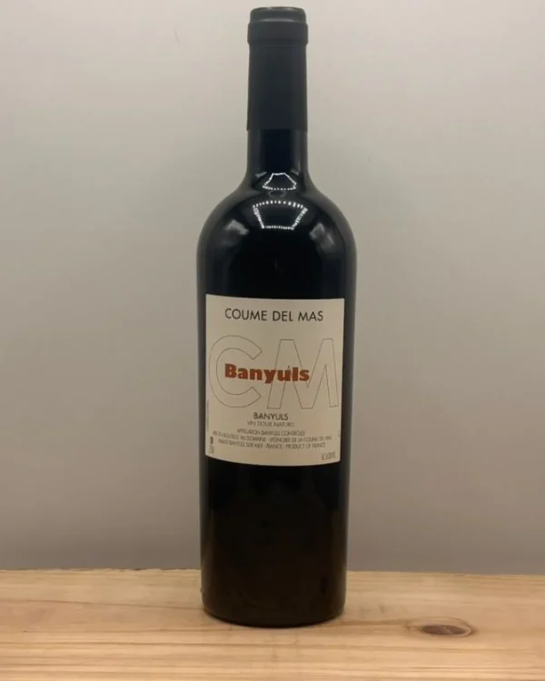 Bouteille Coume Del Mas - AOC Banyuls Tradition - Vin Doux Naturel - Rouge
