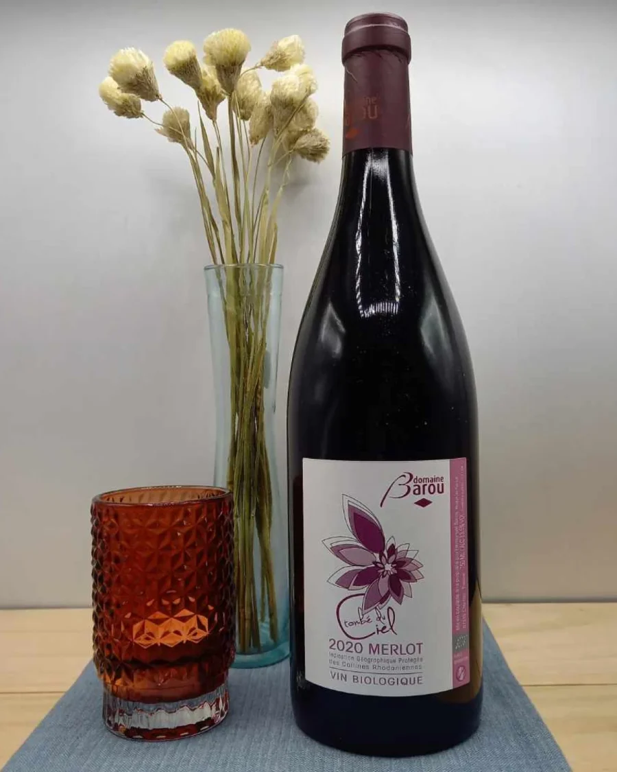 Bouteille Domaine Barou - IGP des Collines Rhodaniennes - Tombé du Ciel