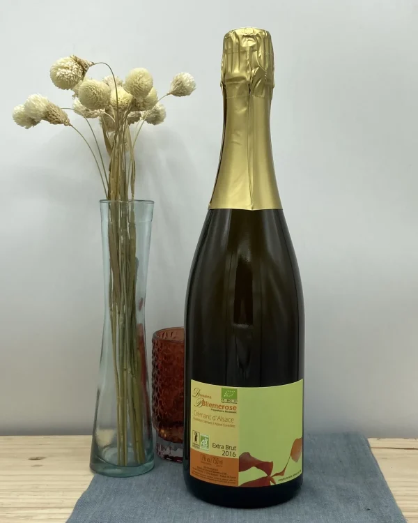 Bouteille Domaine Bliemerose - AOC Alsace - Crémant Extra Brut