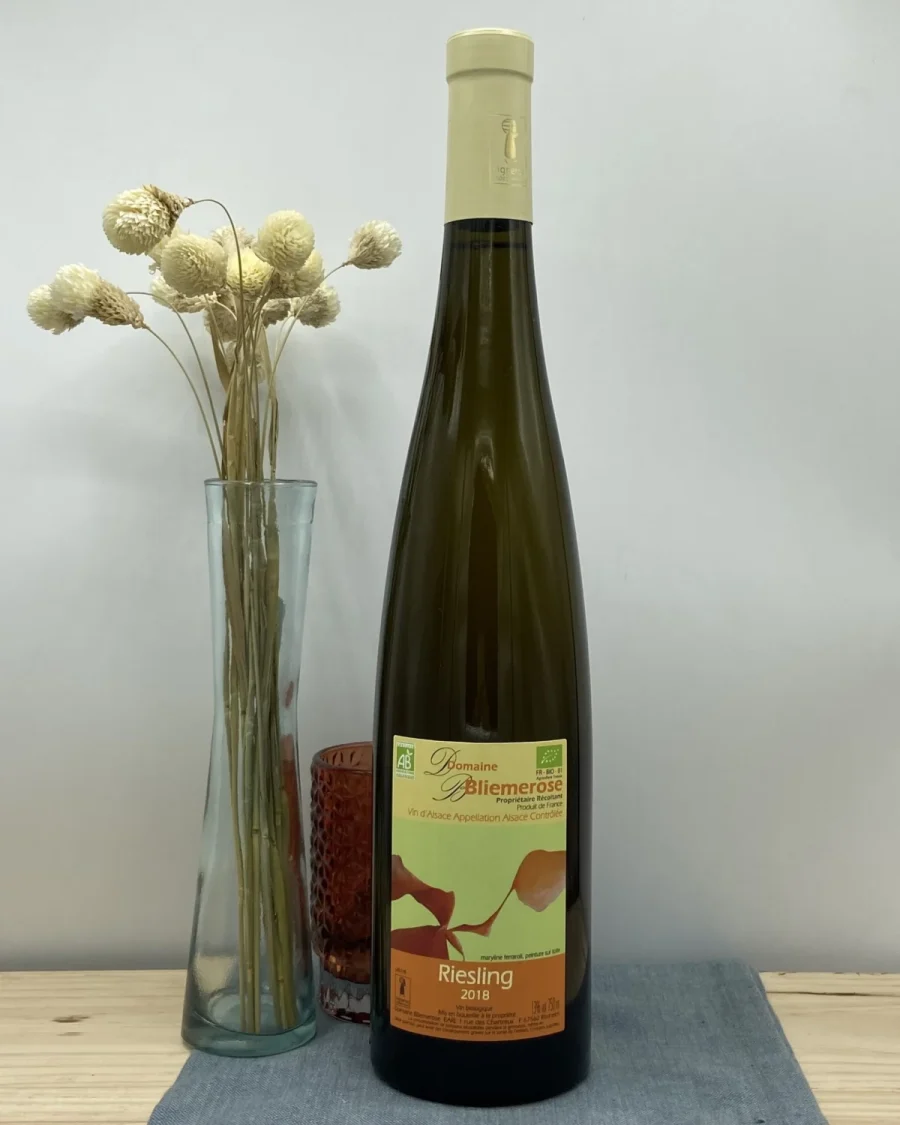 Bouteille Domaine Bliemerose - AOC Alsace - Riesling