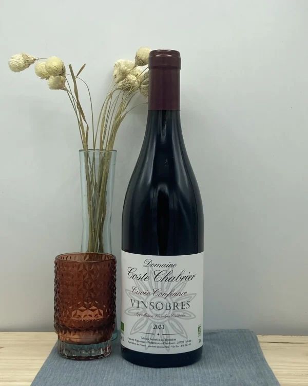 Bouteille Domaine Coste Chabrier - AOC Vinsobres - Cuvée Confiance