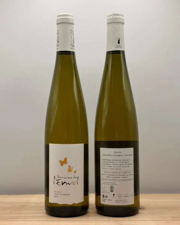 Bouteille Domaine de l'Envol - AOC Alsace - Trait d'Union - 2023