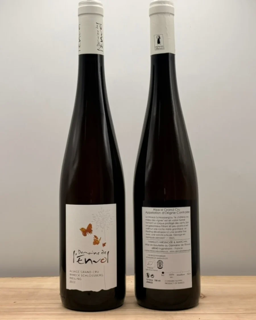 Bouteille Domaine de l'Envol - AOC Alsace Grand Cru Wineck-Schlossberg - Riesling - 2022
