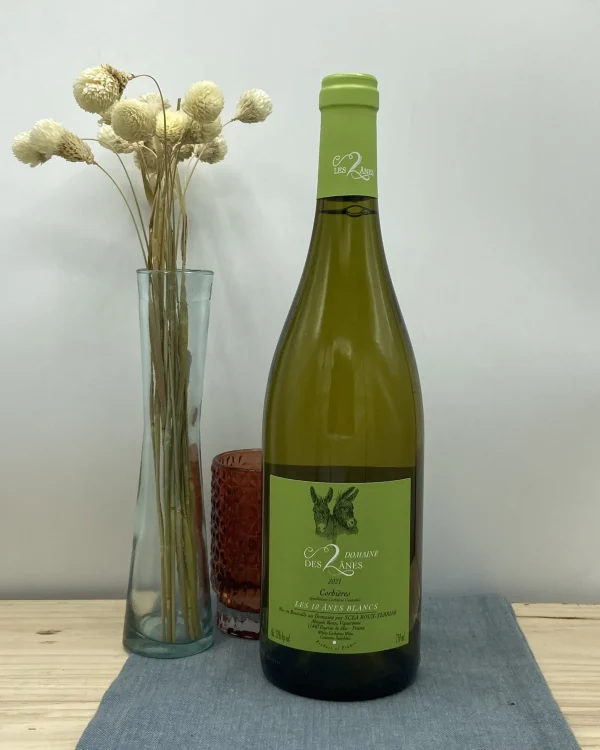 Bouteille Domaine des 2 Ânes - AOP Corbières - Les 10 ânes blancs