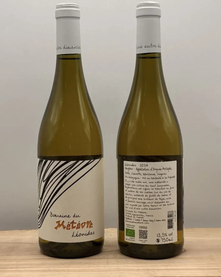 Bouteille Domaine du Météore - AOP Faugères - Léonides Blanc - 2024