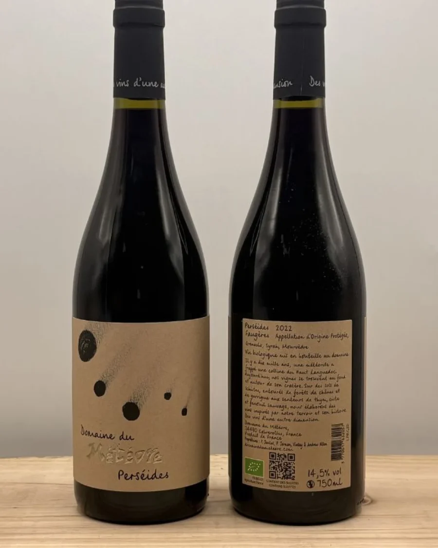 Bouteille Domaine du Météore - AOP Faugères - Perséides - 2022