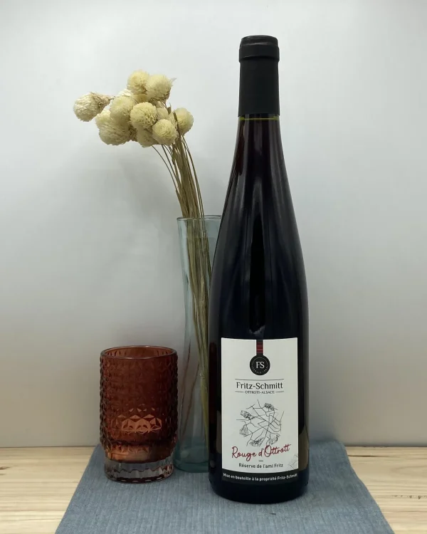 Bouteille Domaine Fritz-Schmitt - Rouge d'Ottrott - Réserve de l'Ami Fritz