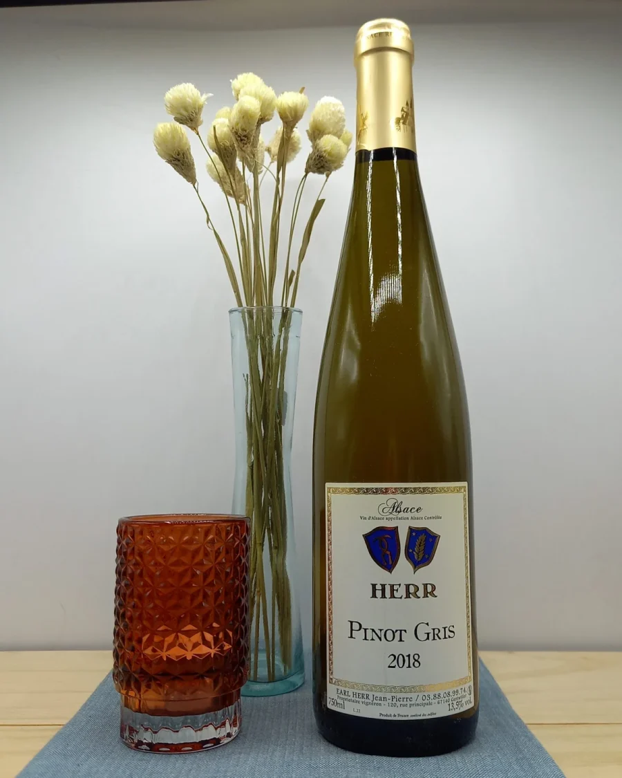 Bouteille Domaine Herr - AOC Alsace - Pinot Gris