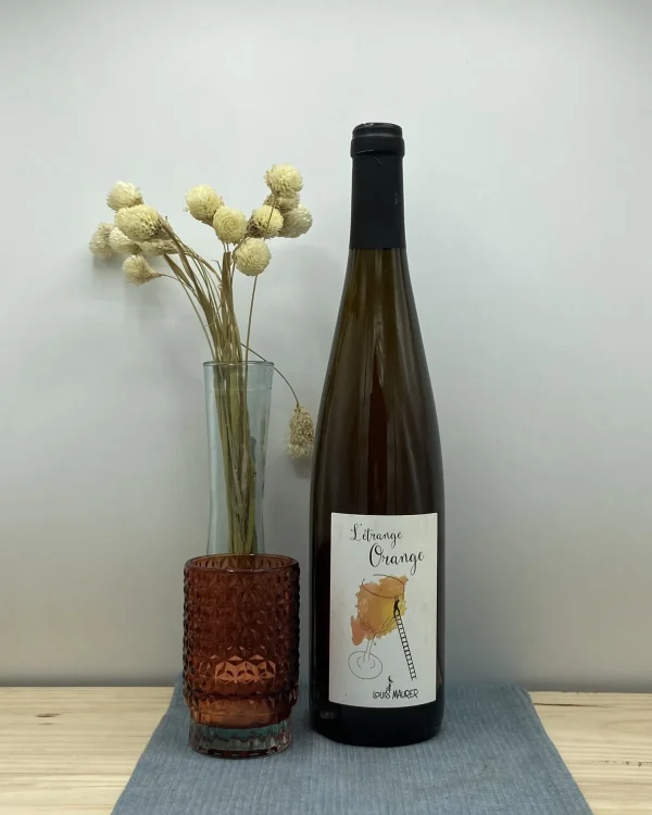 Bouteille Domaine Louis Maurer - AOC Alsace - L'Étrange Orange