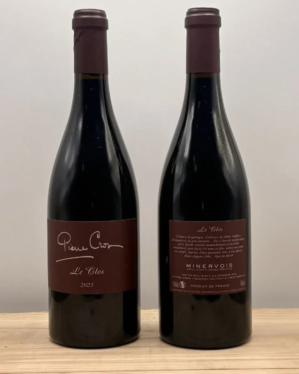 Bouteille Domaine Pierre Cros - AOC Minervois - Le Clos - 2023