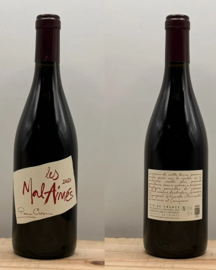 Bouteille Domaine Pierre Cros - Vin de France - Les Mal Aimés - 2025