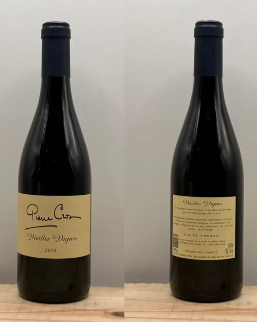 Bouteille Domaine Pierre Cros - Vin de France - Vieilles Vignes - 2024