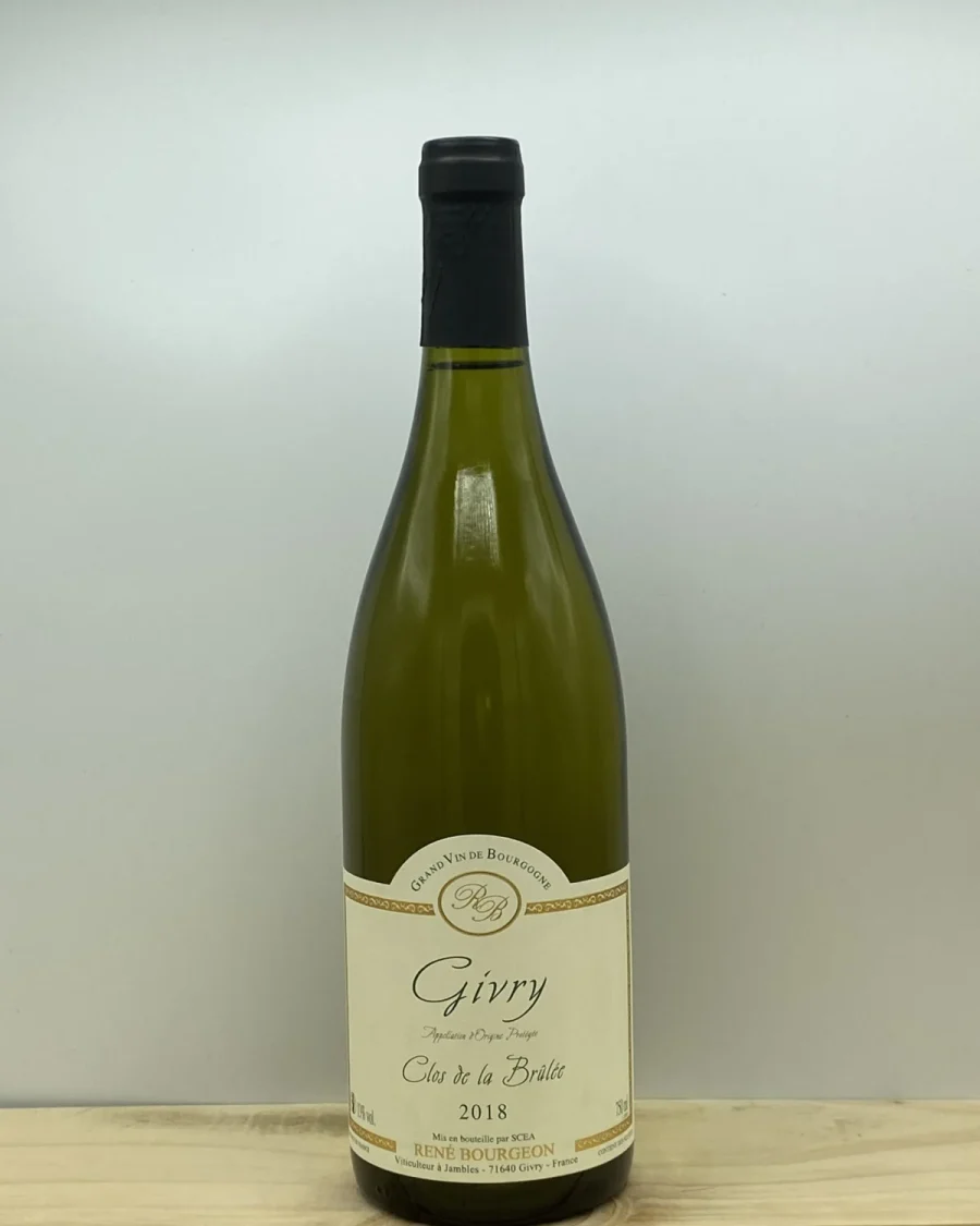 Bouteille Domaine René Bourgeon - AOC Givry - Clos de la Brûlée