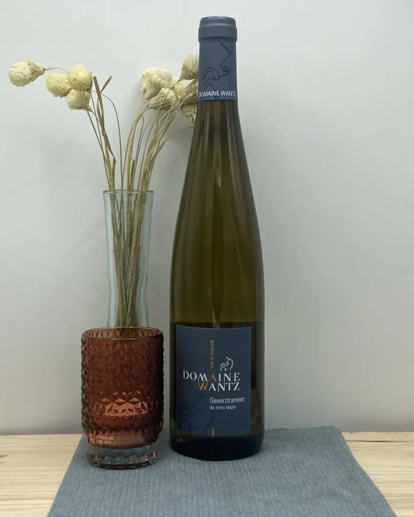 Bouteille Domaine Wantz - AOC Alsace - Gewurztraminer "Les Terres Rouges"