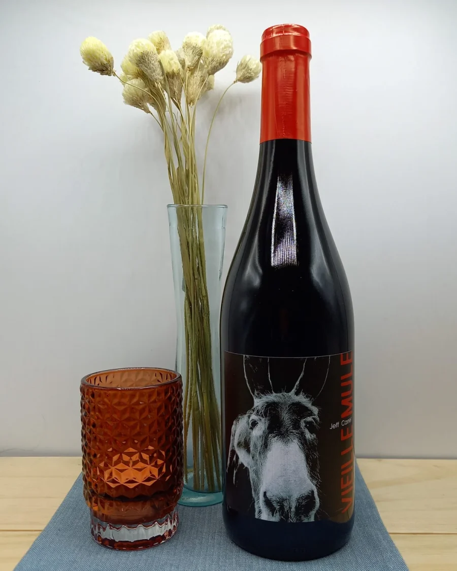Bouteille Jeff Carrel - IGP des Côtes Catalanes - Vieille Mule Rouge