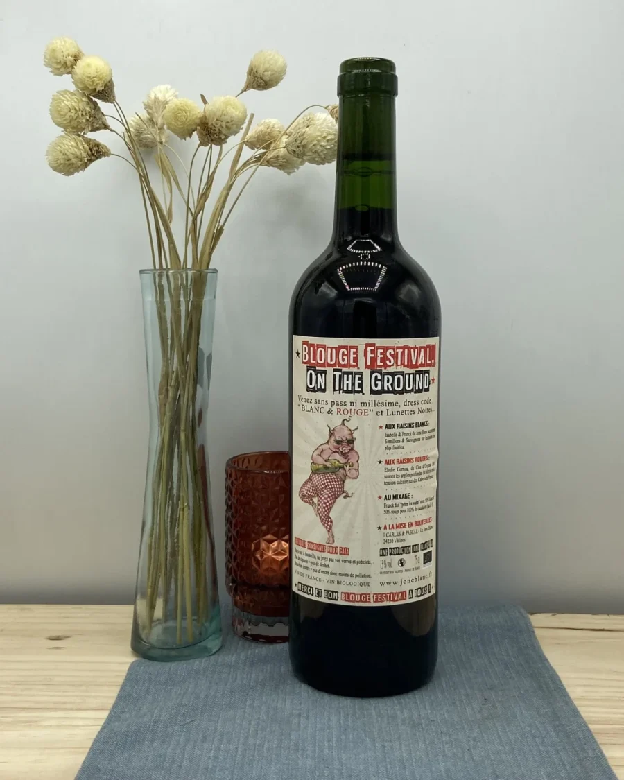 Bouteille Le Jonc Blanc - Blouge Festival On The Ground