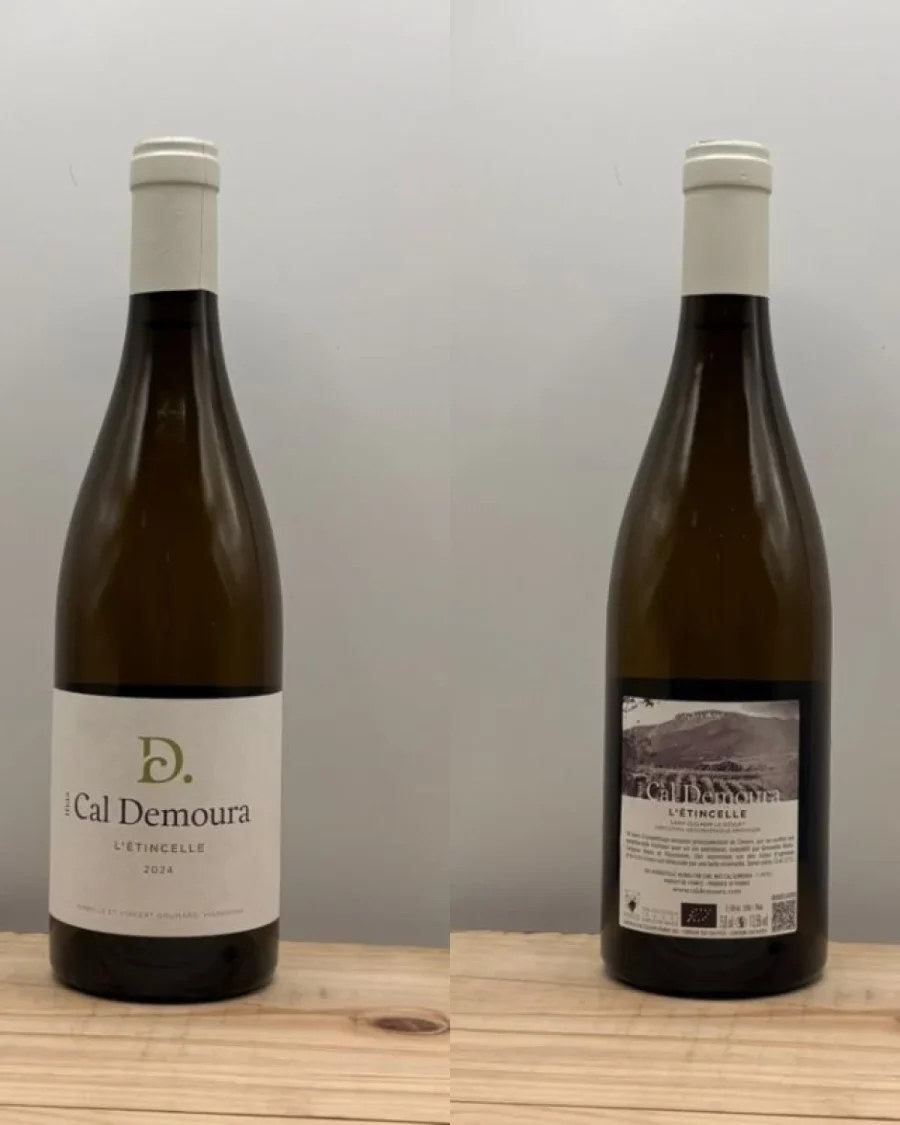 Bouteille Mas Cal Demoura - IGP Saint-Guilhem-le-Désert - L'Étincelle - Blanc - 2024