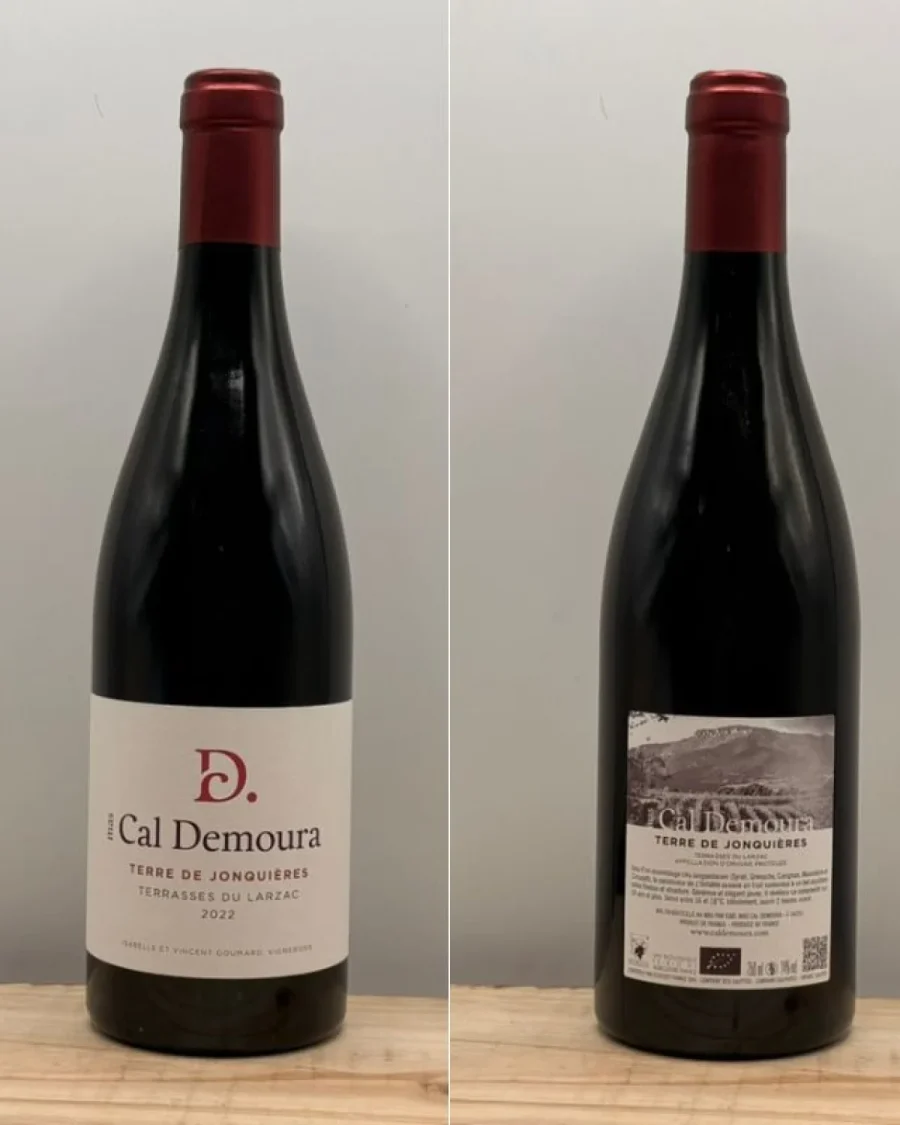 Bouteille Mas Cal Demoura - AOP Terrasses du Larzac - Terre de Jonquières - Rouge - 2022