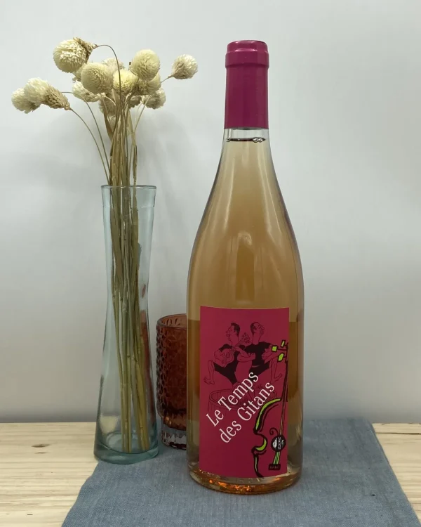 Bouteille Mas de Janiny - IGP Hérault - Le temps des Gitans - Rosé