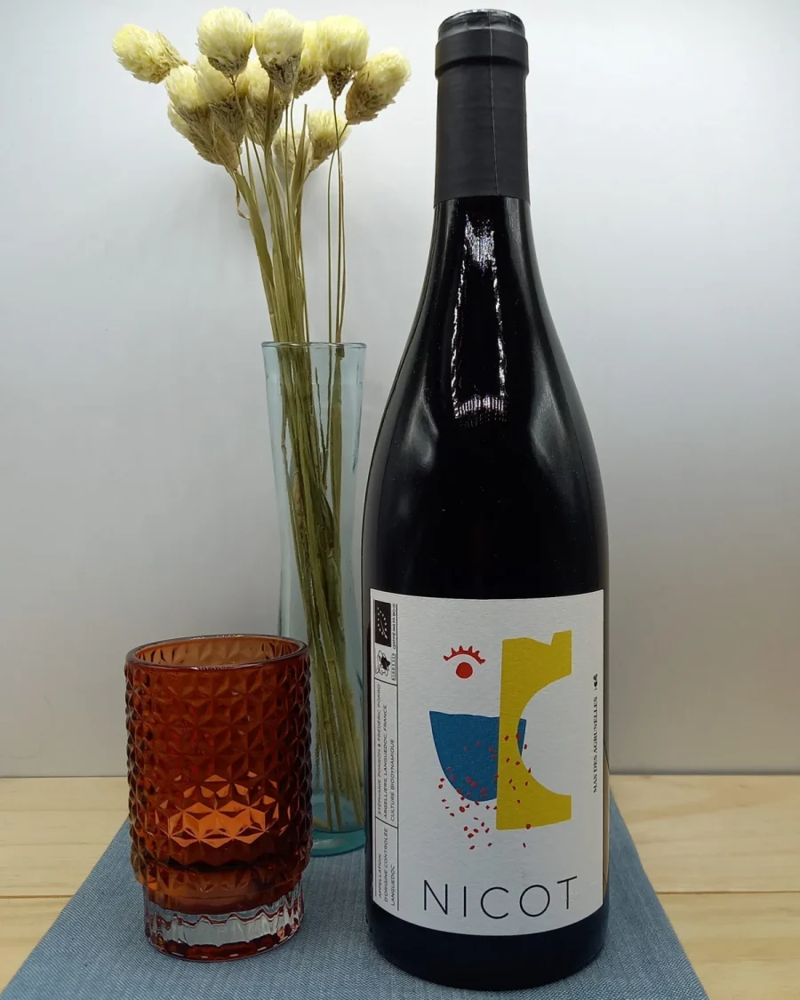 Bouteille Mas des Agrunelles - AOC Languedoc - Nicot - Rouge