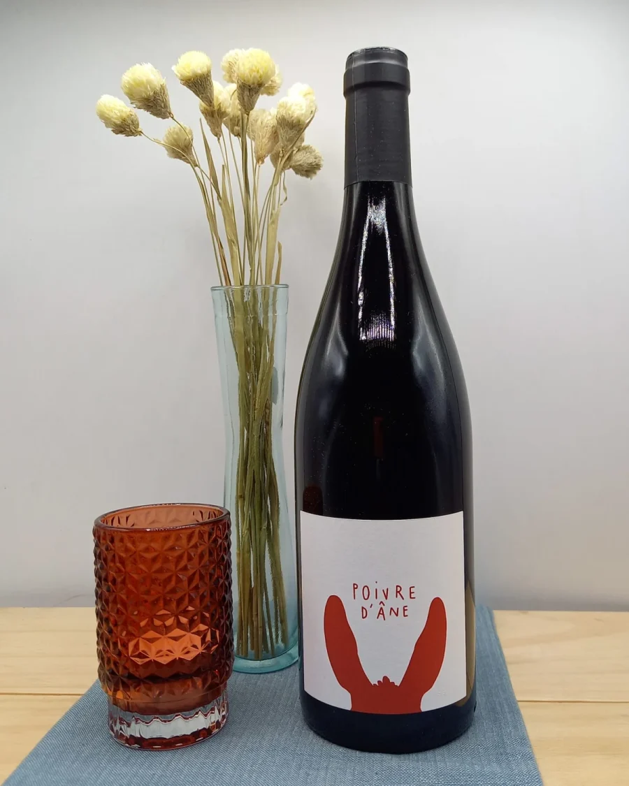 Bouteille Poivre d'Âne - Vin de France - Poivre d'Âne Rouge