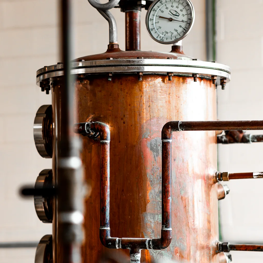 Un alambic en cuivre — Blanton's