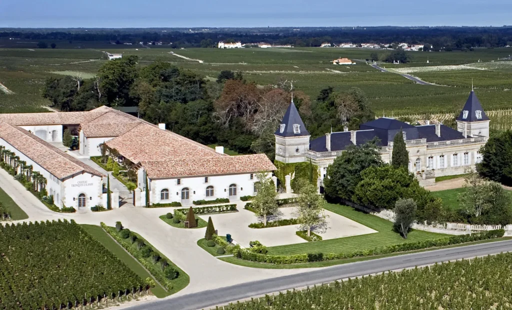 Vue aérienne du domaine — Chateau Tronquoy-Lalande