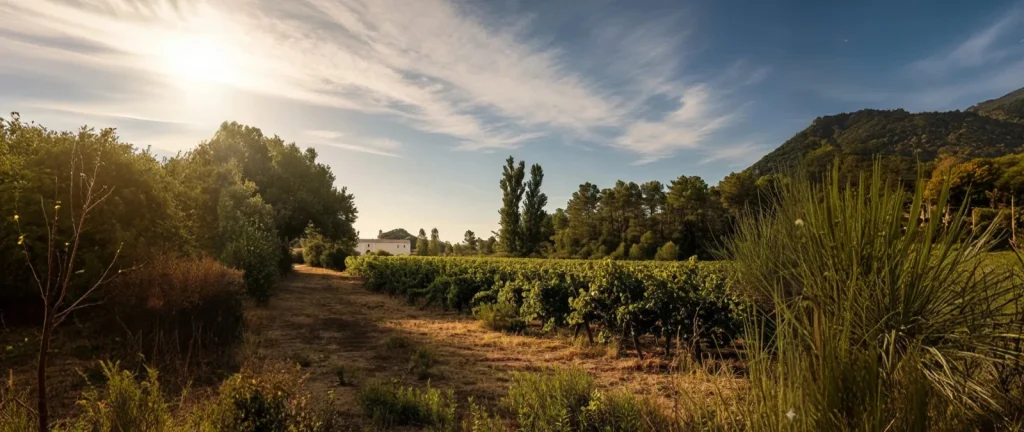 Les abords du vignoble — Domaine Baussanne