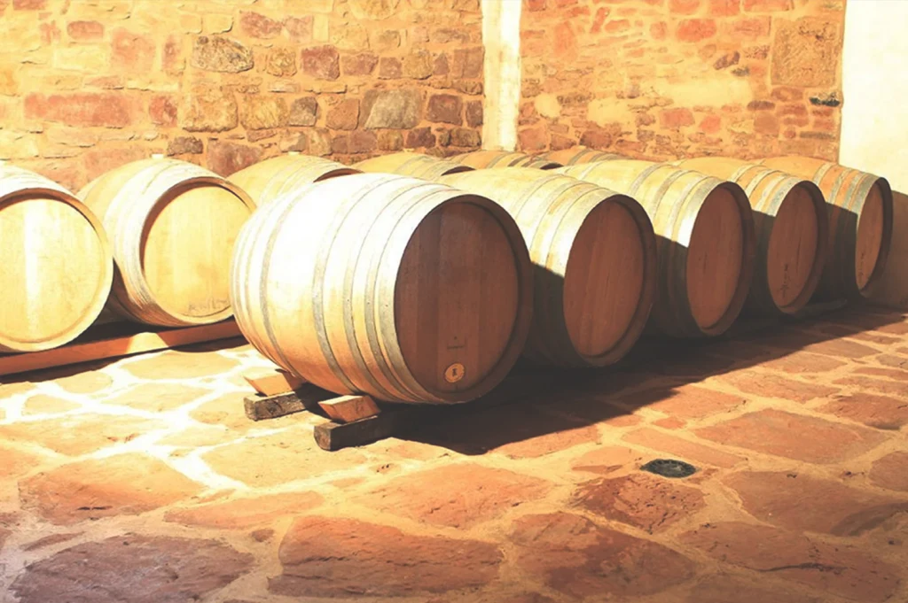 Le chai à barriques — Domaine Bliemerose