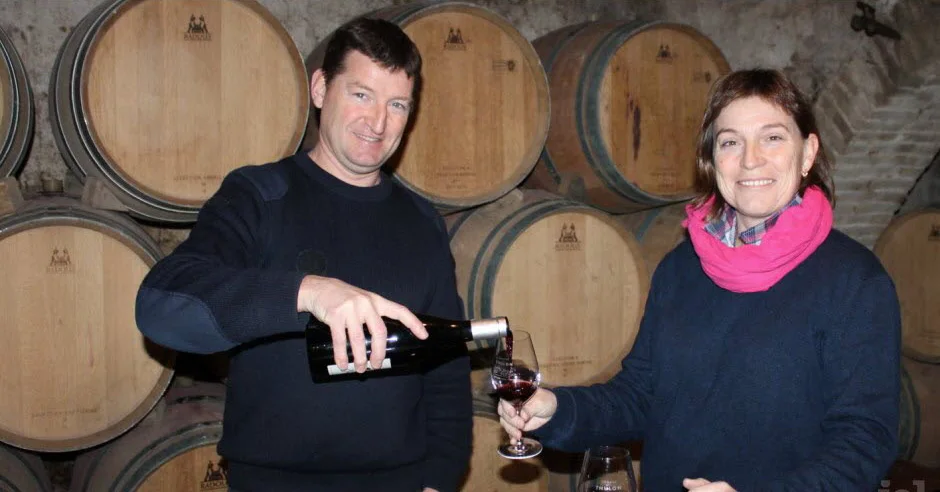 Dégustation au chai à barriques — Domaine de Thulon