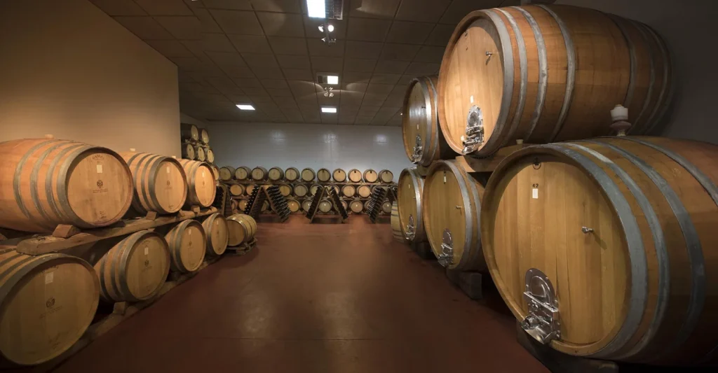 Le chai à barriques — Domaine Giribaldi