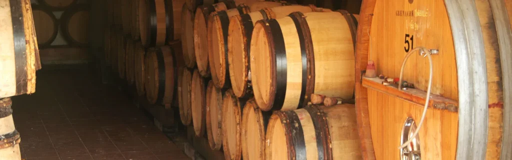 Le chai à barriques — Domaine Malaveille