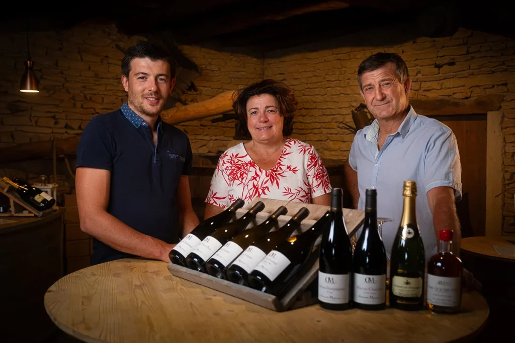La famille au caveau — Domaine Mathias