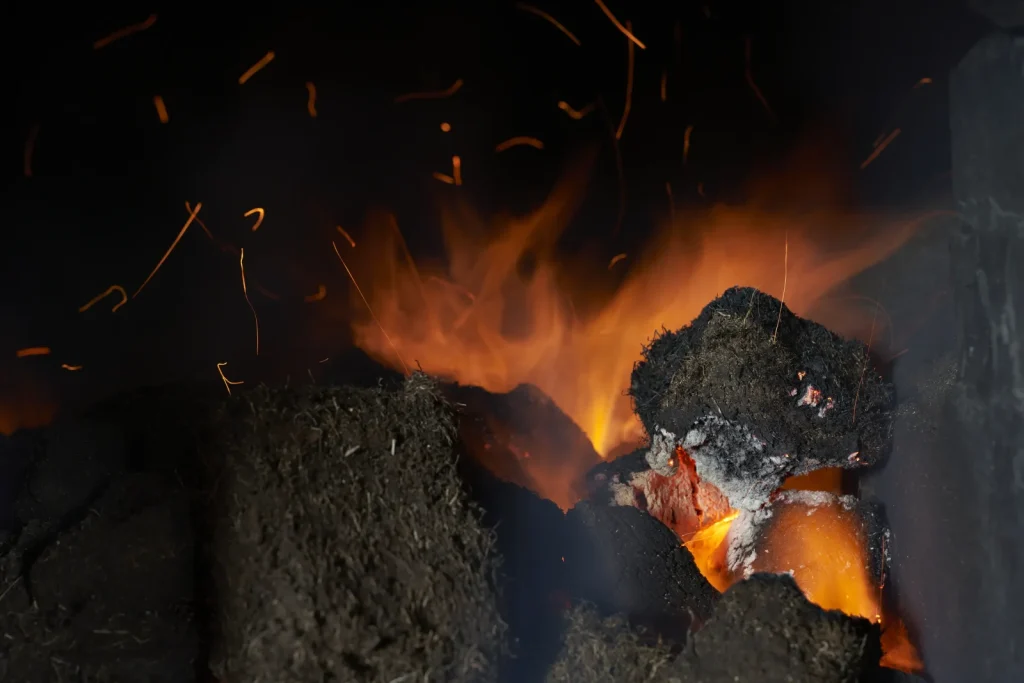 Le feu de tourbe — Laphroaig